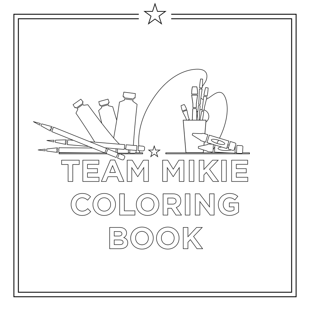 Team Mikie Coloring Book